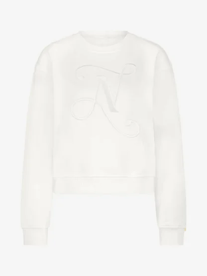 Nikkie - Swirl Sweater Star White